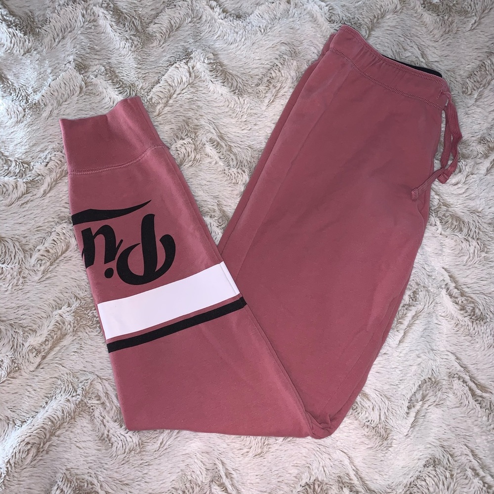Pink Victoria’s Secret Joggers